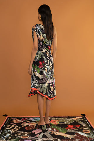 BotanEye Asymmetrical Iconoband Dress