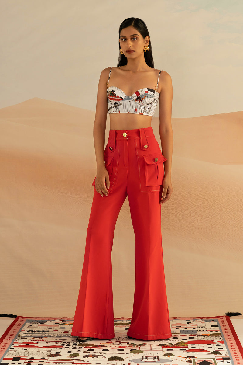 Red Trousers  Buy Red Trousers Online in India